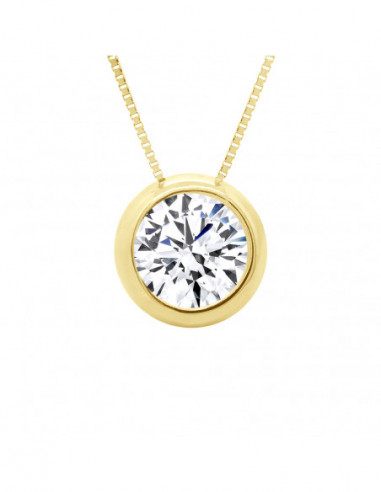 Collier Solitaire en Or - Alkaia