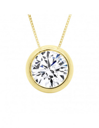 Collier Solitaire en Or - Anaxiléa