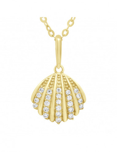 Collier Coquillage en Or - Illa