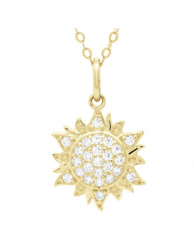 Collier Soleil en Or - Orithie