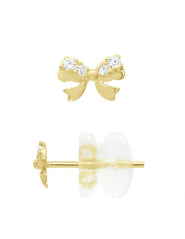 Boucles d'Oreilles Noeuds en Or - Astra